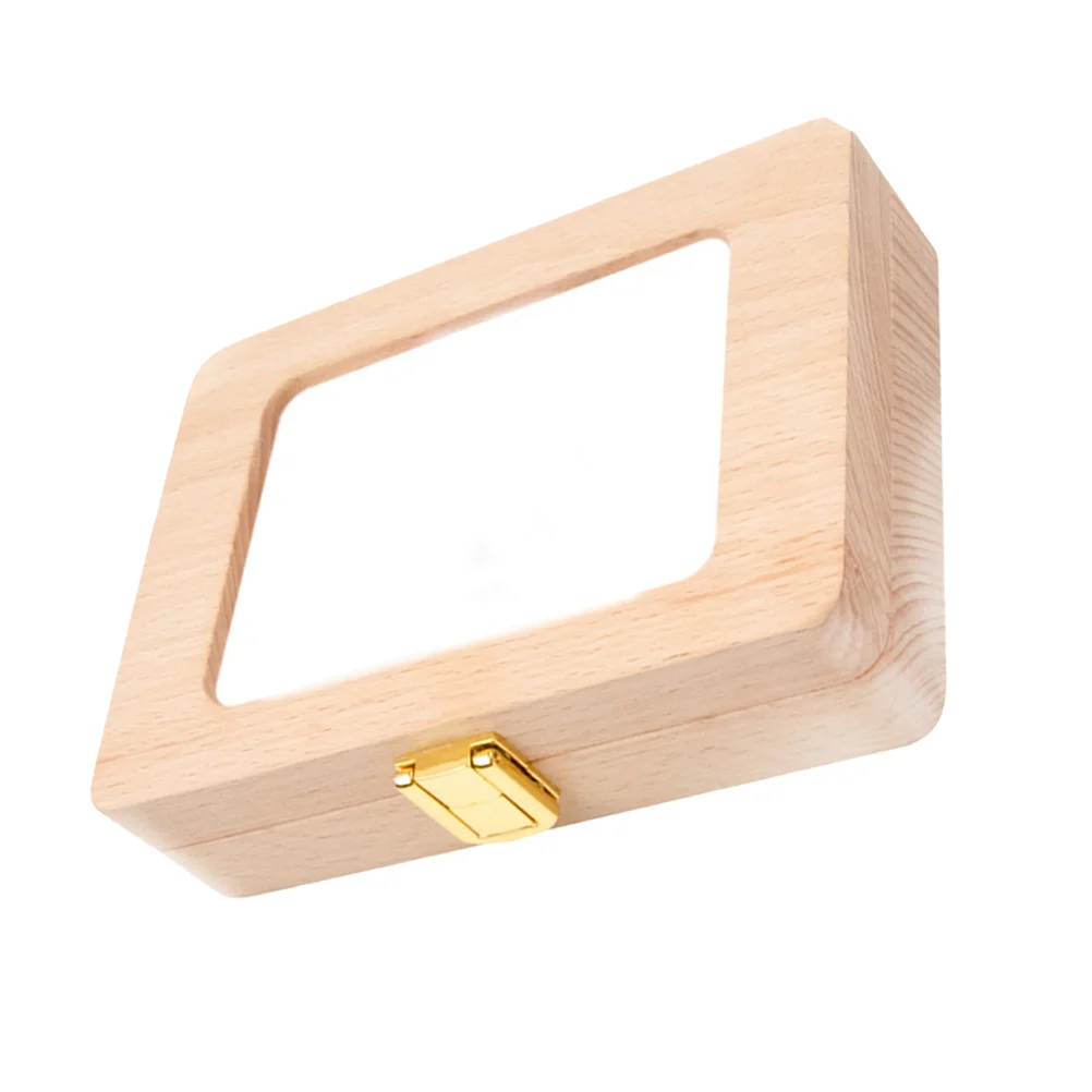 

Baby Keepsake Teeth Storage Box Tooth Holder Dental Tray Holders Kids Wood Child