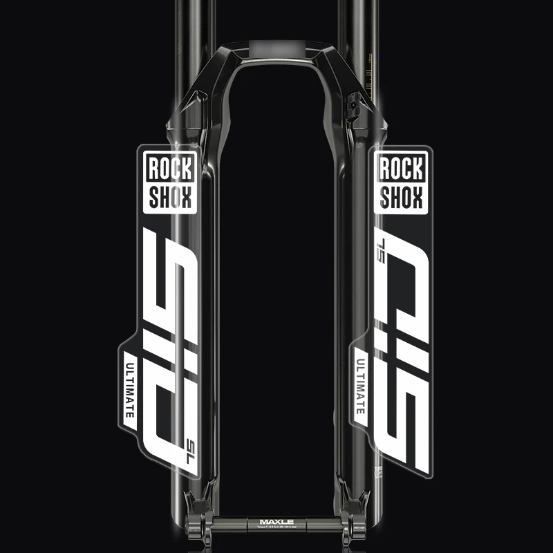 Фото Rockshox SID SL наклейки на переднюю вилку горного велосипеда, наклейки на переднюю вилку велосипеда MTB, наклейки ULTIMATE №1