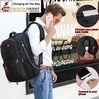 2022 new poso backpack 17 3inch laptop backpack fashion business travel backpack nylon waterproof anti theft student backpack