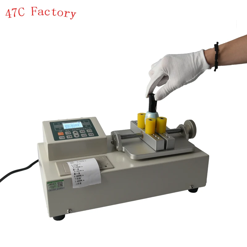 

Bottle cap torque analyzer