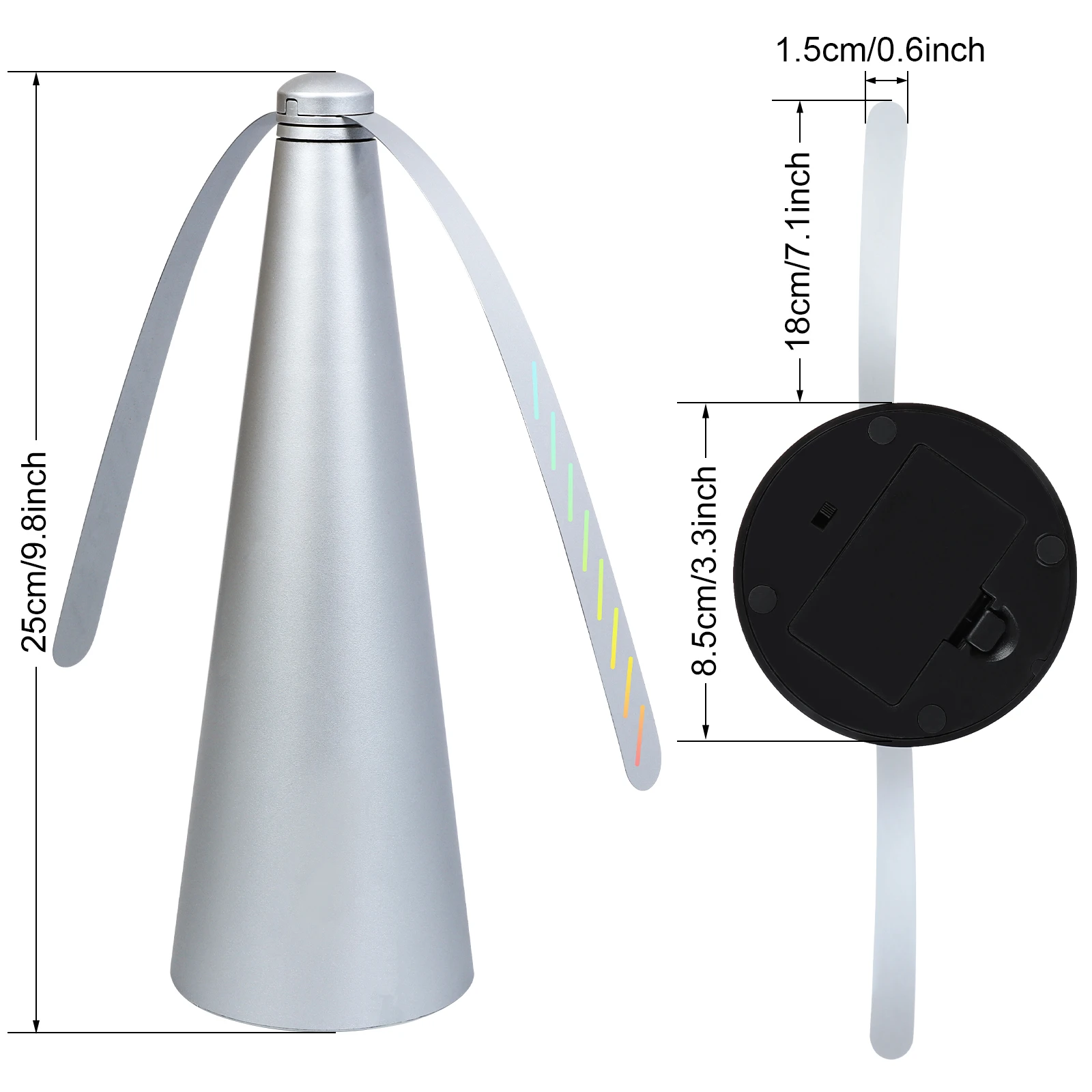 

4 PCS Fly Fan Outdoor Fly Fans for Tables Indoor Outdoor Meal Food Fly Fans Keep Garden