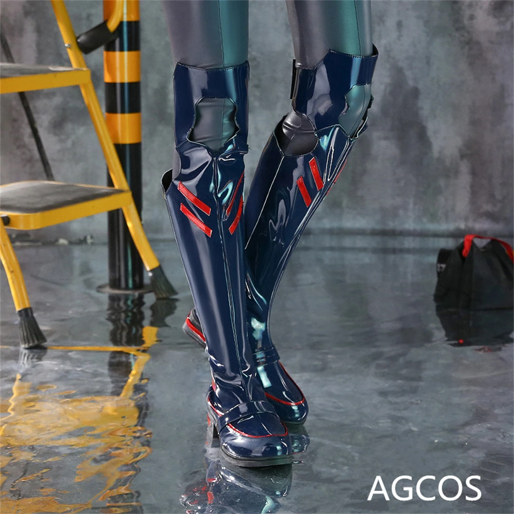 

AGCOS Game Cyberpunk Edgerunners Puck Lucy Cosplay Shoes Anime Cosplay Boots