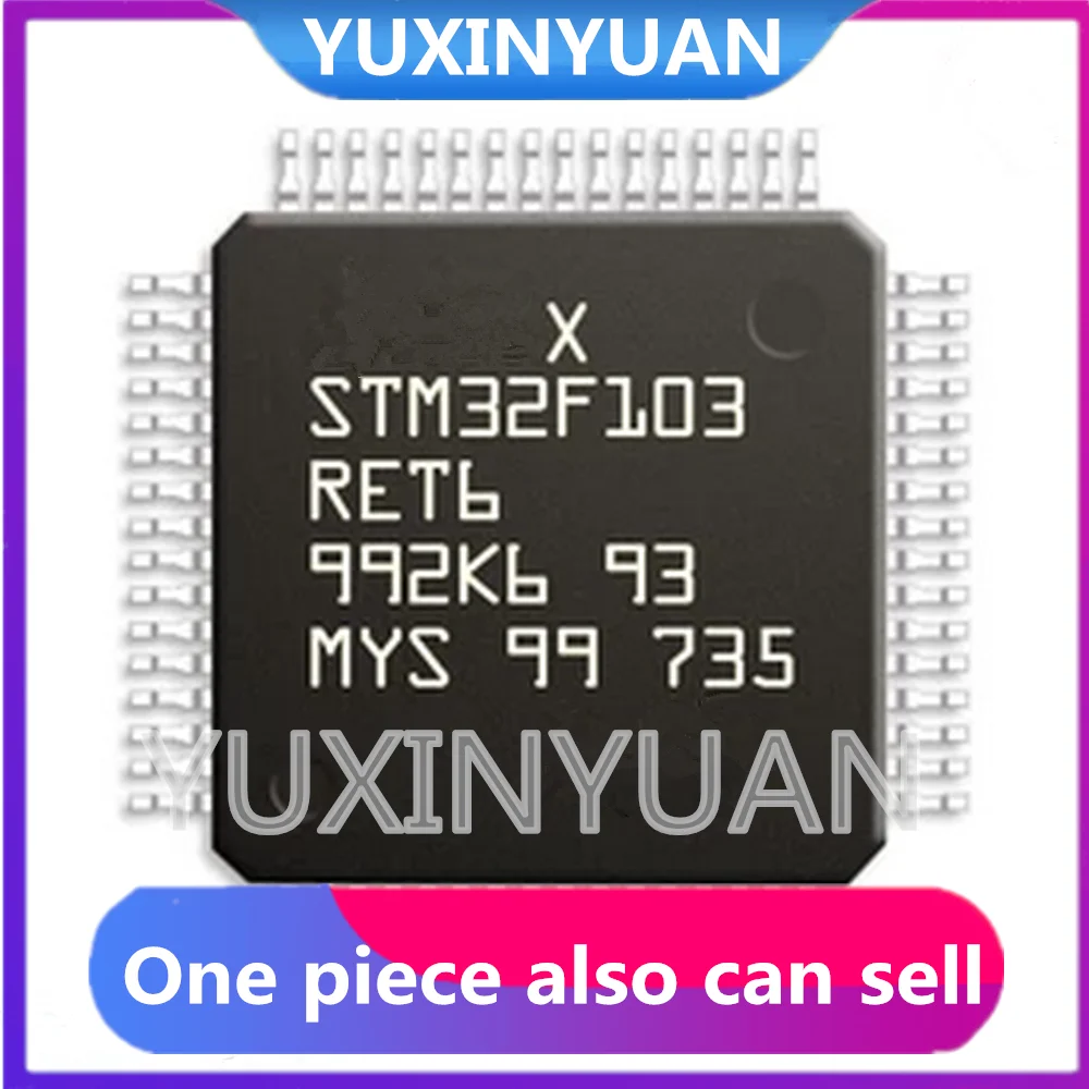 

1 шт. STM32F103RET6 STM32F103 QFP64 YUXINYUAN