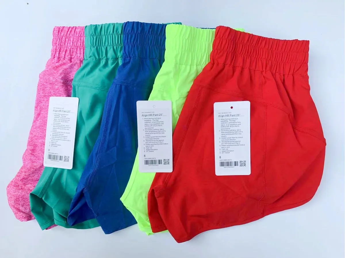 

Luluwomen Sports Yoga Shorts 2.5-inch Loose Side Pockets Fitness Running Women's Underpants Quick Dry Breathable Sports Shorts