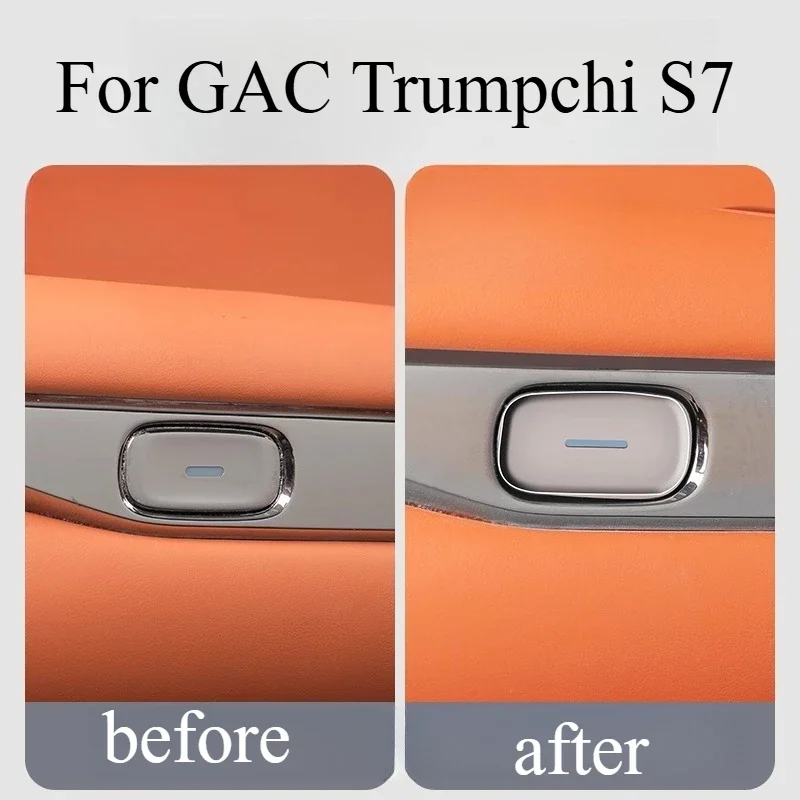 Фото Для GAC Trumpchi S7 специальный дверной переключатель, наклейка, электронная кнопка, предупреждающая пленка, аксессуары для салона автомобиля, автомобили №3