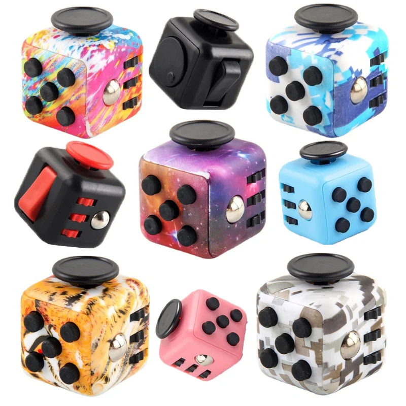 

Stress Relief Dice Fidget Toy Decompression Dice Antistress Toys Fidget Anti-stress Kids Anti Stress Games Toys For Adults 18