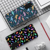 cute cartoon animal dinosaur phone case for samsung s20 lite s21 s10 s9 plus for redmi note8 9pro for huawei y6 cover