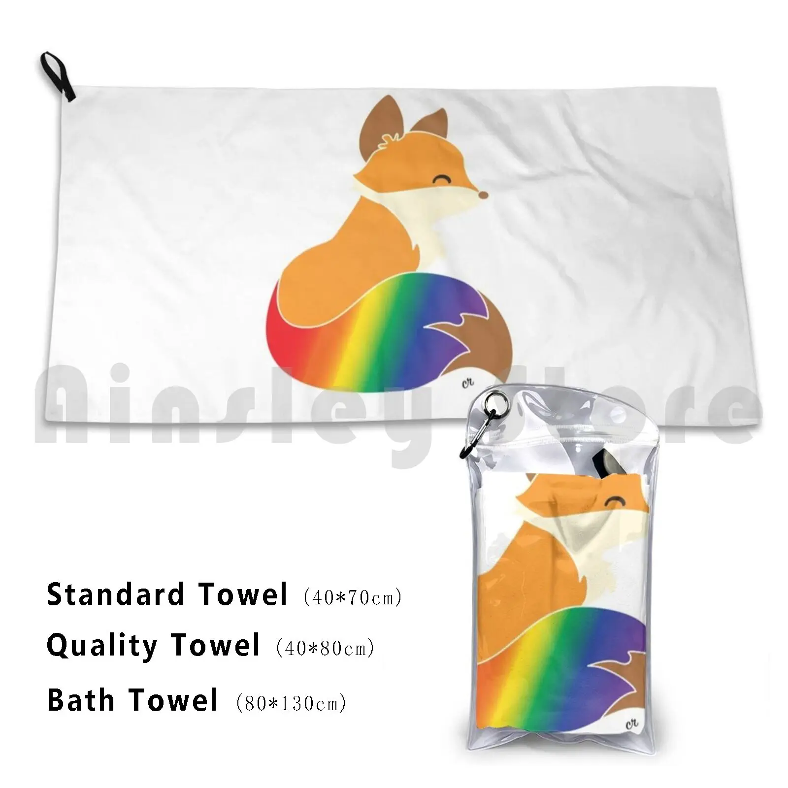 

Банное полотенце Rainbow Fox, Пляжная подушка