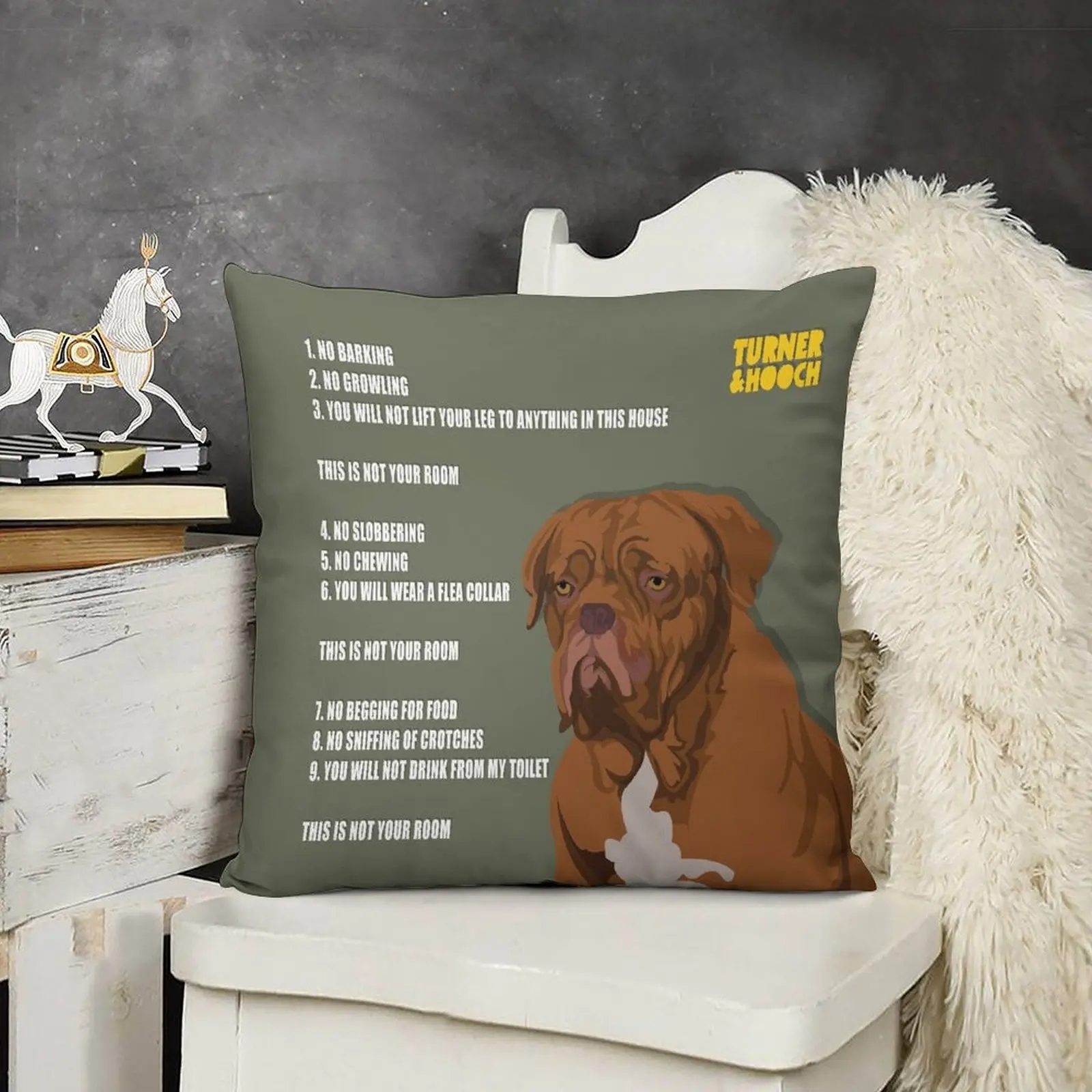 Декоративная подушка TURNER &amp HOOCH для роскошного дивана рождественская наволочка