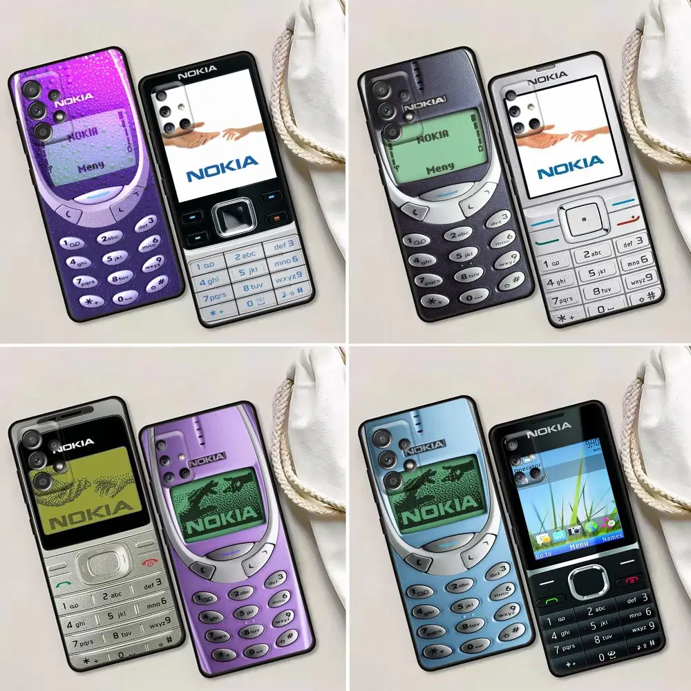 

Funny Retro Old Nostalgia For N-Nokias Case For Samsung Galaxy A52 A73 A53 A72 A71 A51 A41 Note 20 Ultra 5G 10 9 Silicone Cover