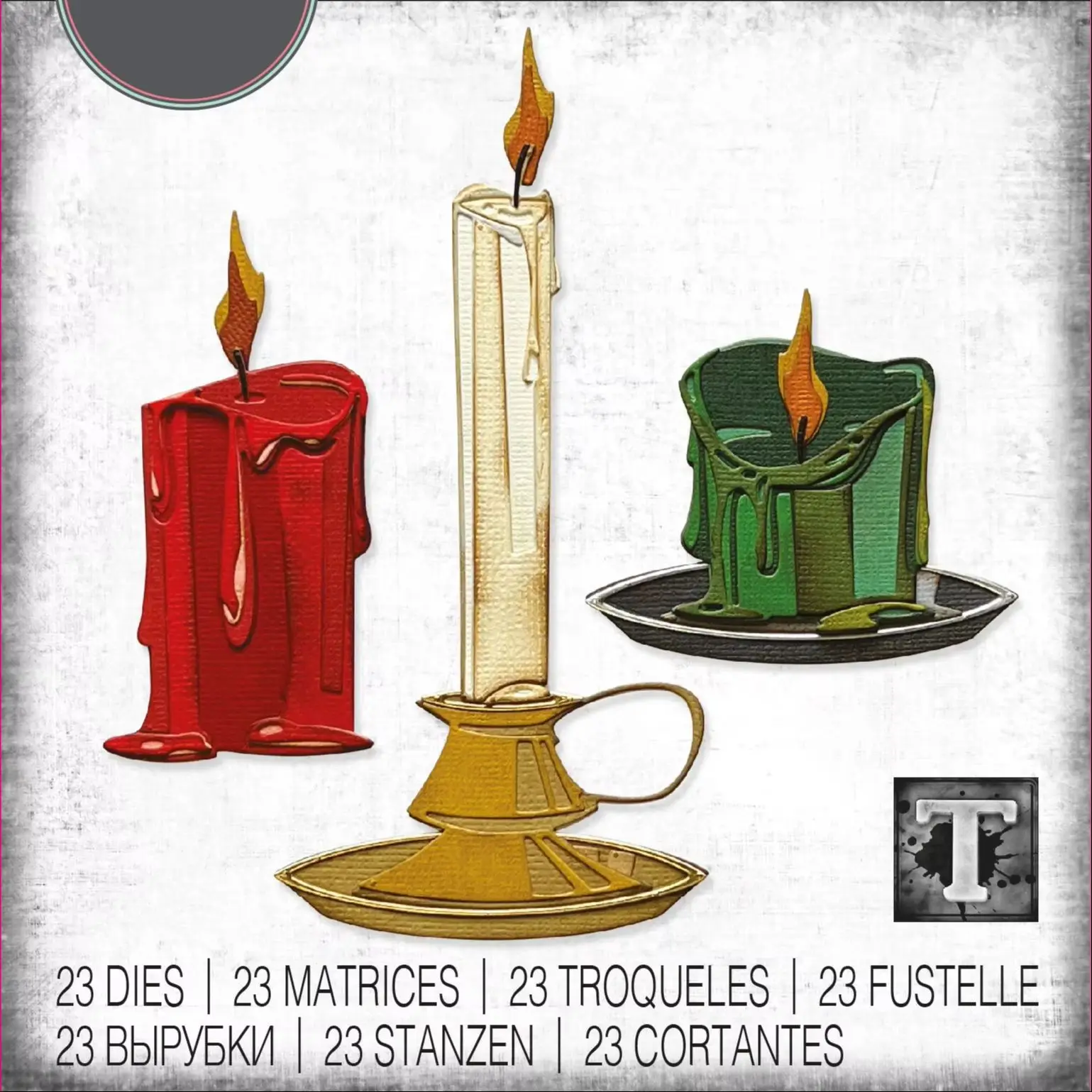 Новинка 2023 года рождественский свечной магазин цветные светящиеся