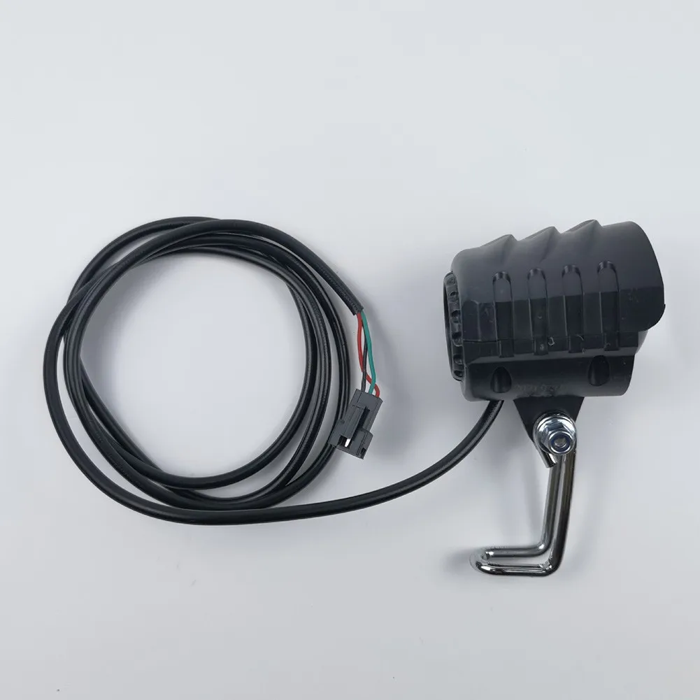 

Black Headlight Ebike Electric Bicycle Front Lamp Light Modified Waterproof 12-72V 12W 1pc About 92g High Quality