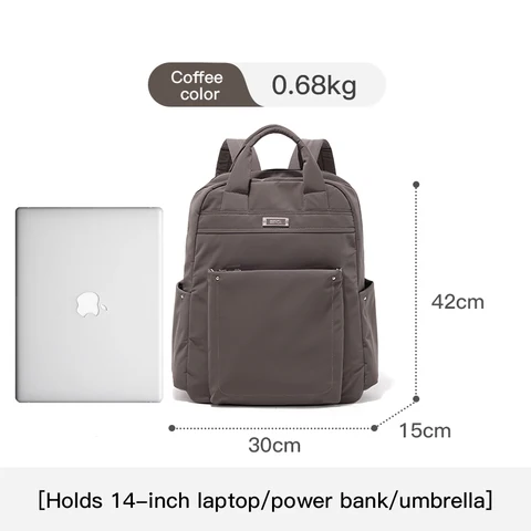 Рюкзак EPOL, легкий водонепроницаемый рюкзак из ткани Оксфорд для женщин, рюкзак большой вместимости, повседневные молодежные подростковые сумки 6116-05