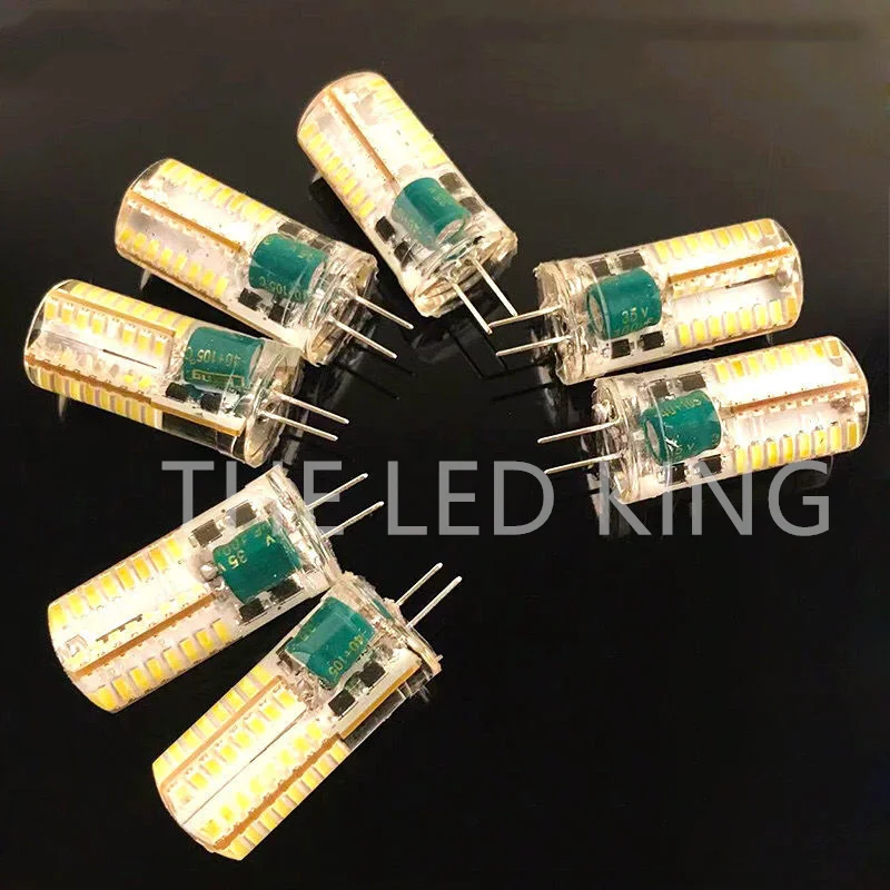 Светодиодсветодиодный лампа G4 SMD2835 для люстры 6x10 светодиодов 220 В