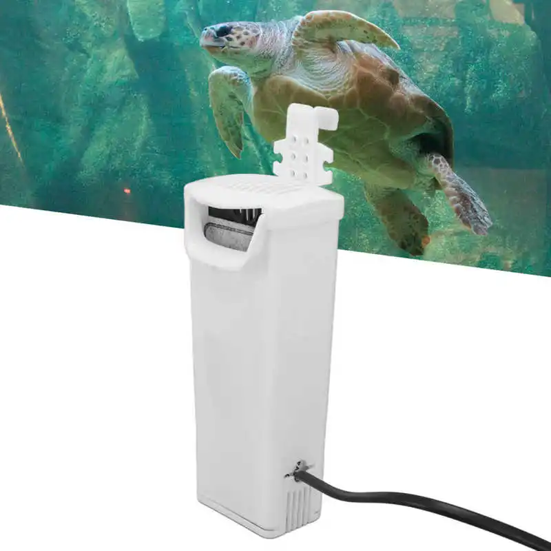 

Насос для очистки воды низкого уровня, фильтр для черепахи, многофункциональный малошумный встроенный очиститель воды, маленький фильтр дл...