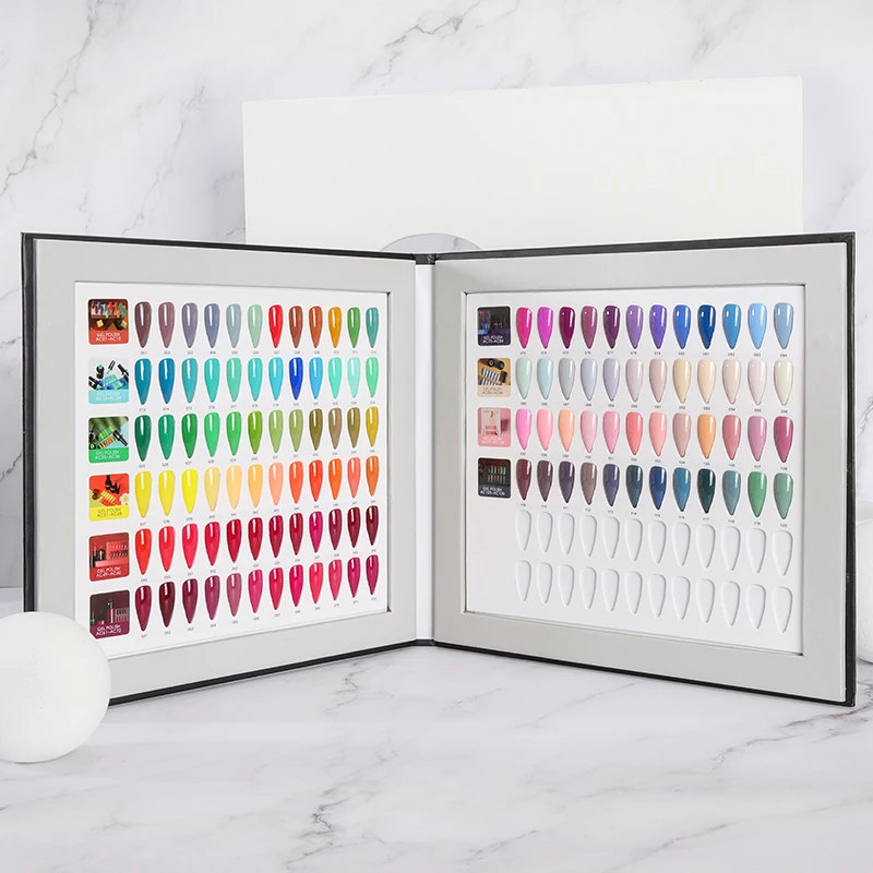 

Beautilux Professional Nail Gel Polish Color Selector Pallete Nail Salon Display Book Catalogue Color Chart 144 Colors