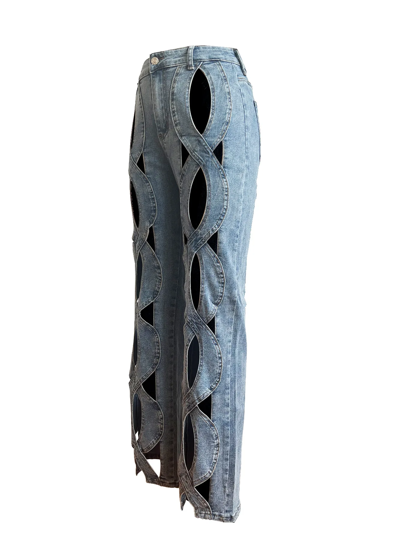 Женские свободные эластичные джинсы