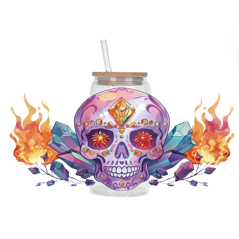 Серия черепа легкие пилинг водонепроницаемые наклейки сделай сам 3D трансферы