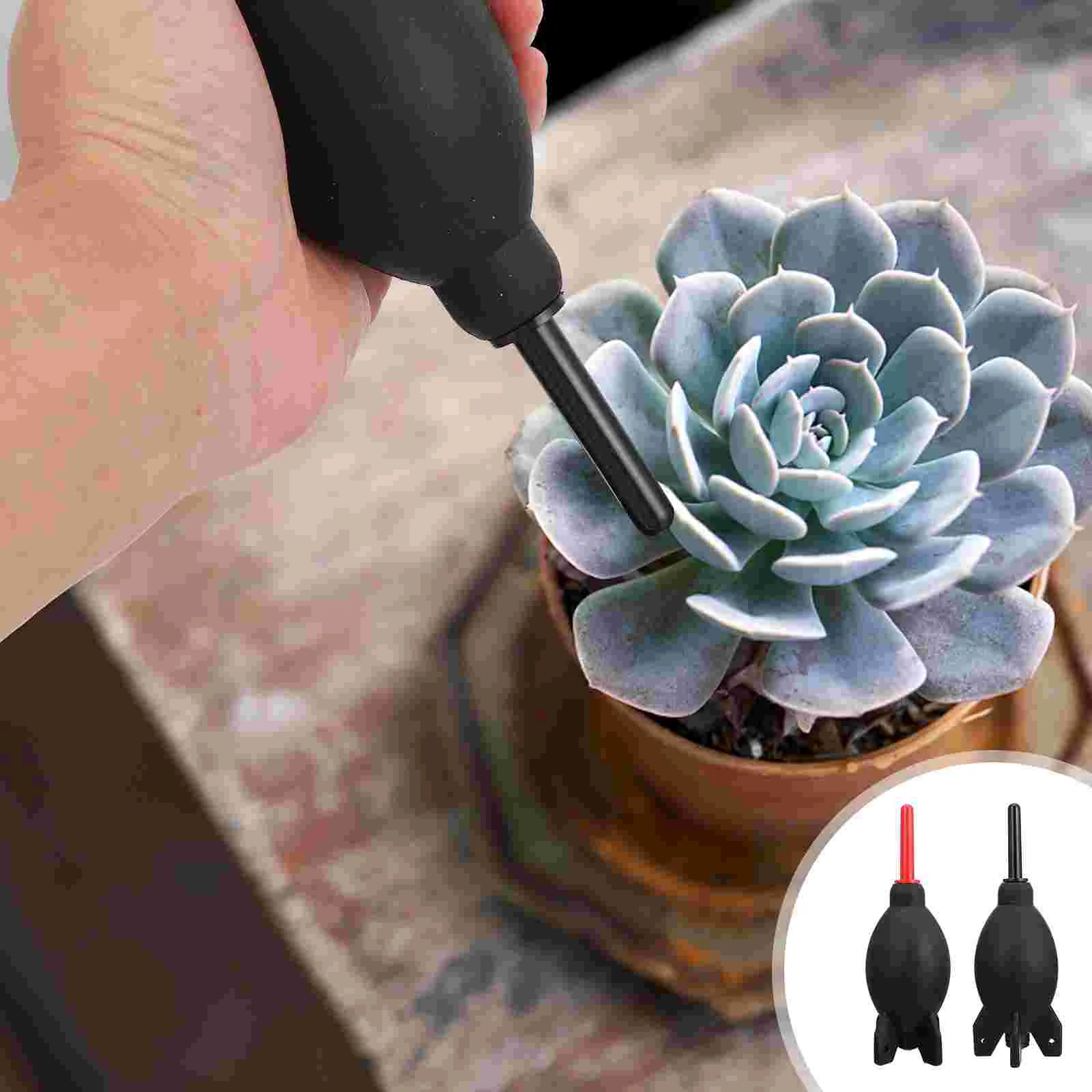 

2 Pcs Keyboard Mini Air Blower Camera Dust Cleaner Cleaning Equipment Device Silica Gel Useful Computer