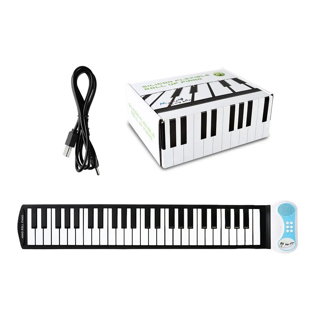 Musical Keyboard Professional Electronic Piano Kids Music Instrument Roll Up Piano Organo Electronico Musical Synthesizer enlarge