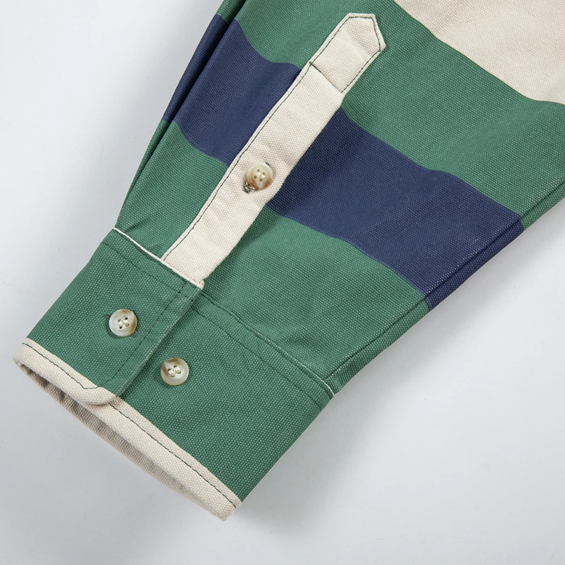 Японский основный бренд Madness Полосатая рубашка Sedate Successful Мужская серия