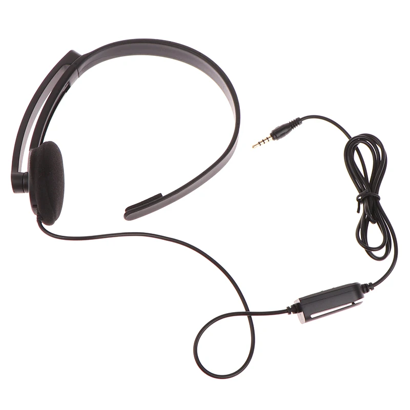 

Call Center Headset With Mic Service Headphone for Cordless Telephone Wired Phone Headset 3.5mm Centre/Traffic/Computer Headset