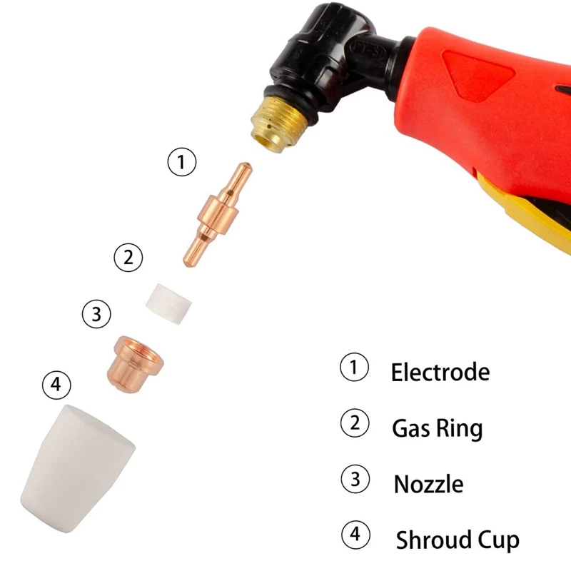 150 шт. расходные материалы для электродов плазменной резки