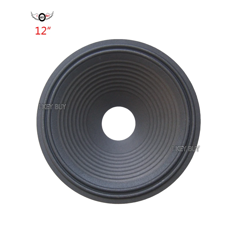 

I KEY BUY 5pcs/Lot 12" Subwoofer Cloth Suspension Paper Cone Dia 296mm Voice Coil 66mm Car Woofer Speaker Coating Cones