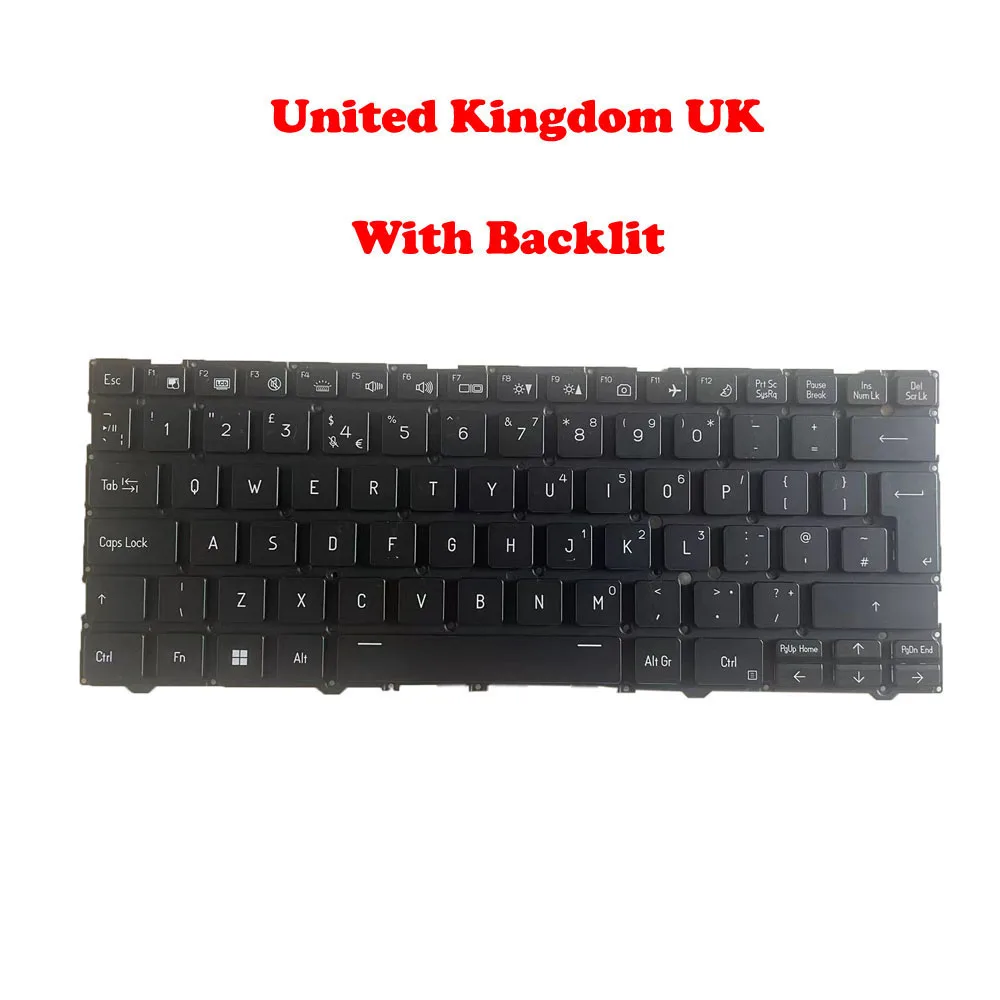 Клавиатура с подсветкой UK KR IN JP для Metabox Aer NV41PNJ NV41PNK NV40MK NV40ME NV40MJ Aer-X NV41RNC NV41RND NV41RNE