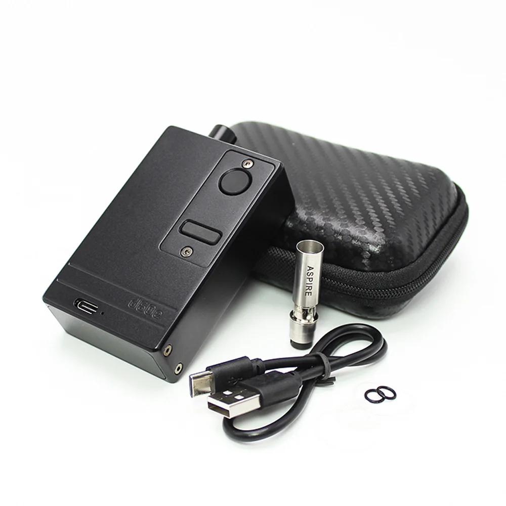 SXK Delro Mod 70W Dna 60W Vape Box Mod Kit Chip USB Port Rev.4 2200MAh Device Black Dober Color With Nautilus Coils Adaptor