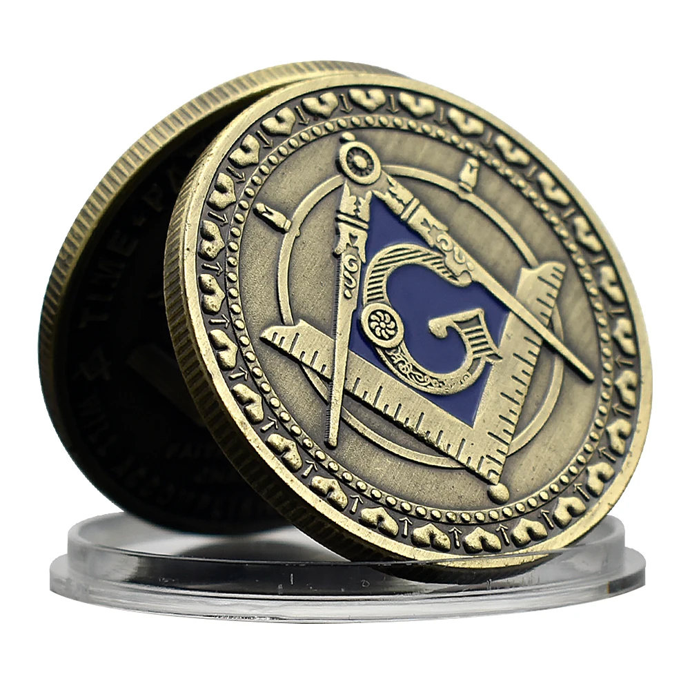 

Масонская бронзовая монета OIMG