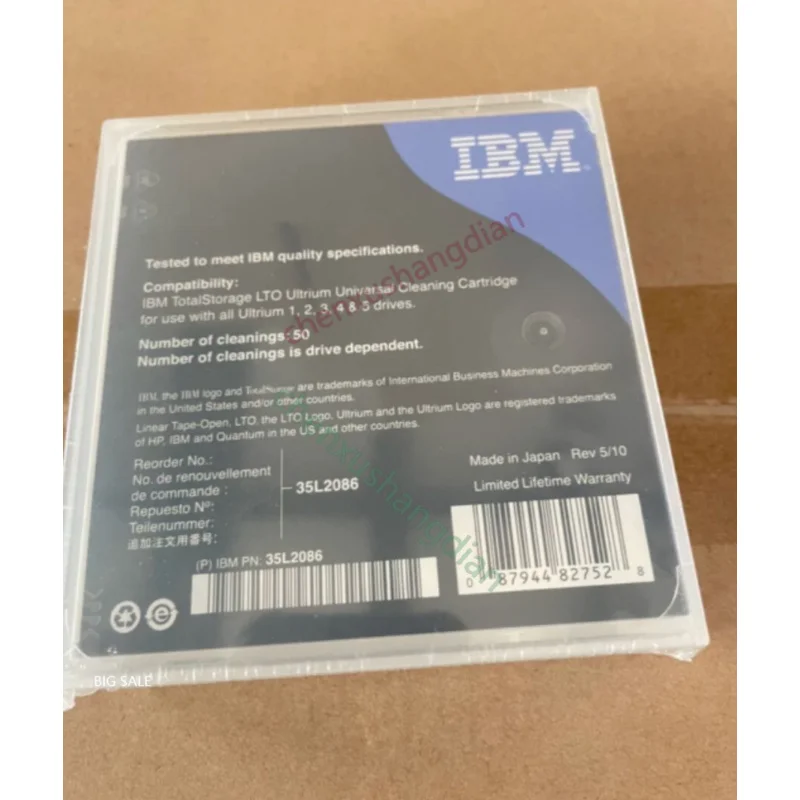ДЛЯ чистящей ленты IBM LTO 35L2086 для приводов 1-го поколения