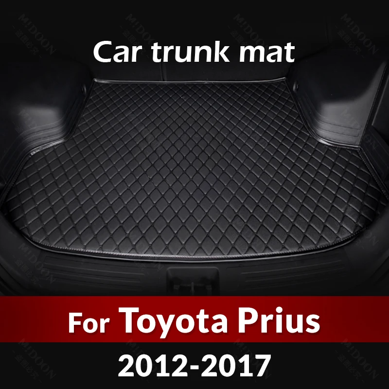 

Коврик для багажника автомобиля для Toyota Prius 2012 2013 2014 2015 2016 2017, пользовательские автомобильные аксессуары, украшение интерьера автомобиля