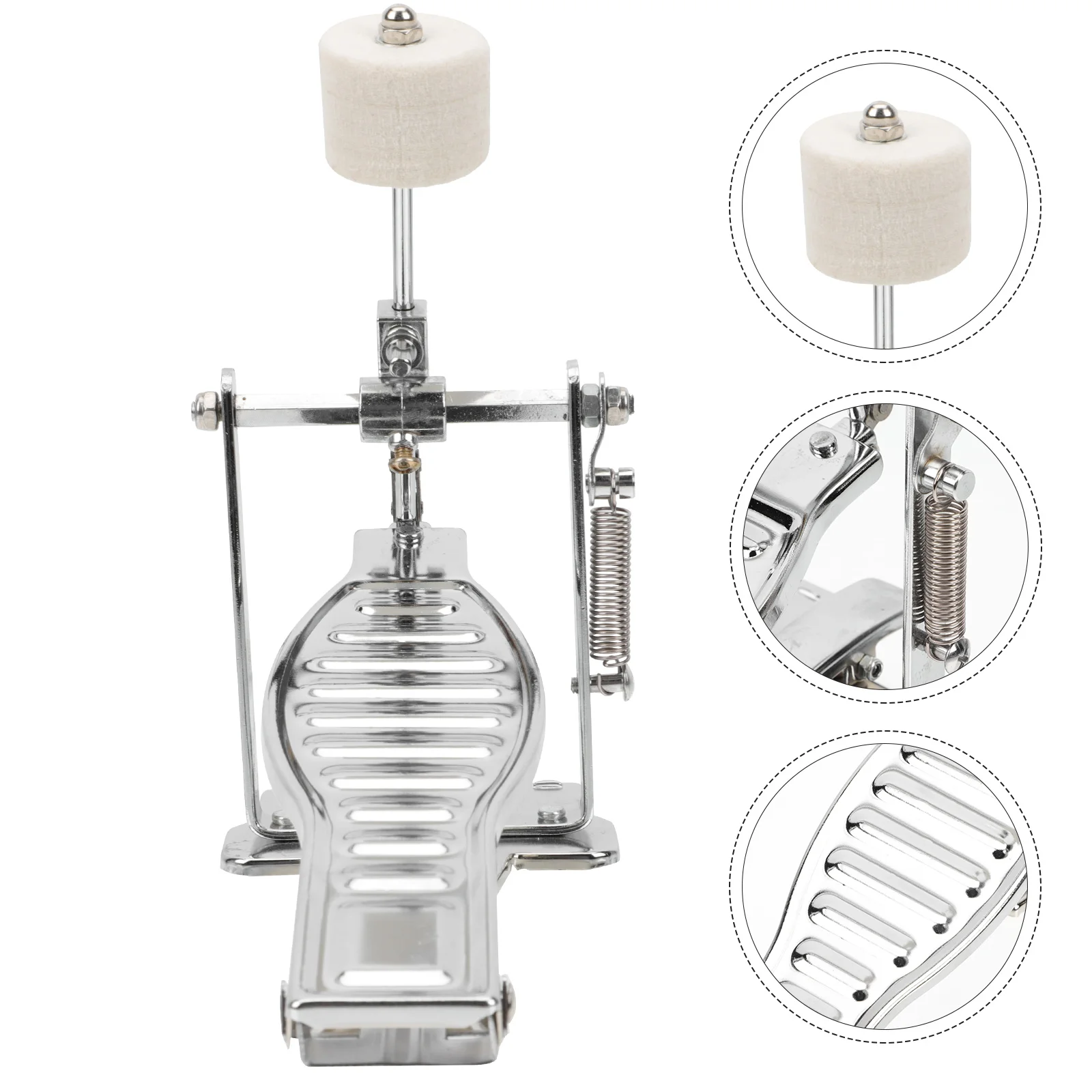 

Drum Pedal Single Kit Accessory Instrument Chain Double Hammer Jazz Bass Professional Percussion Musical Accessories Kick Step