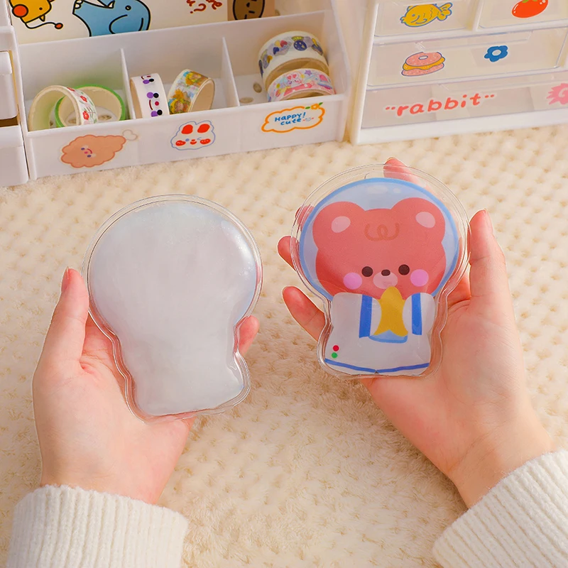 

1PC Reusable Winter Gel Hand Warmer Mini Instant Self Heating Pack Cartoon Cute Portable Hot Water Bags