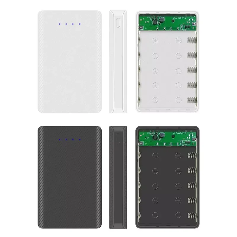 

5x18650 Battery Case With Indicator Power Bank Shell Charger Box Accessorie