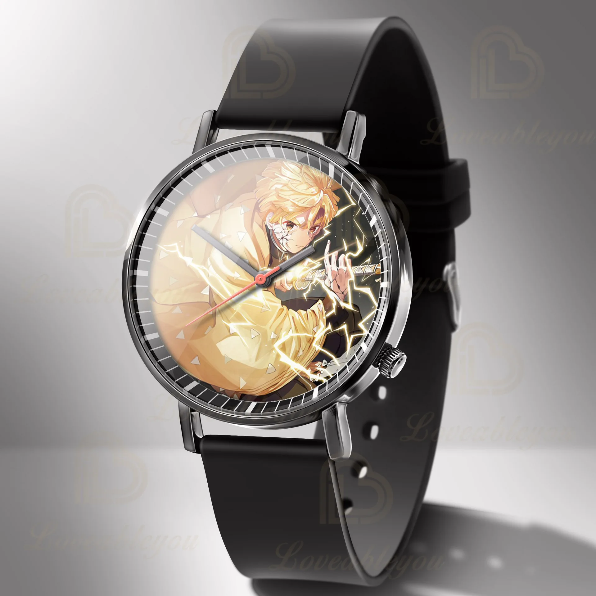 

Blade of Ghost Watch Trend Fashion Men's Creative Electronic Student Watches Kimetsu No Yaiba Watch Figure Model Birthday Gift