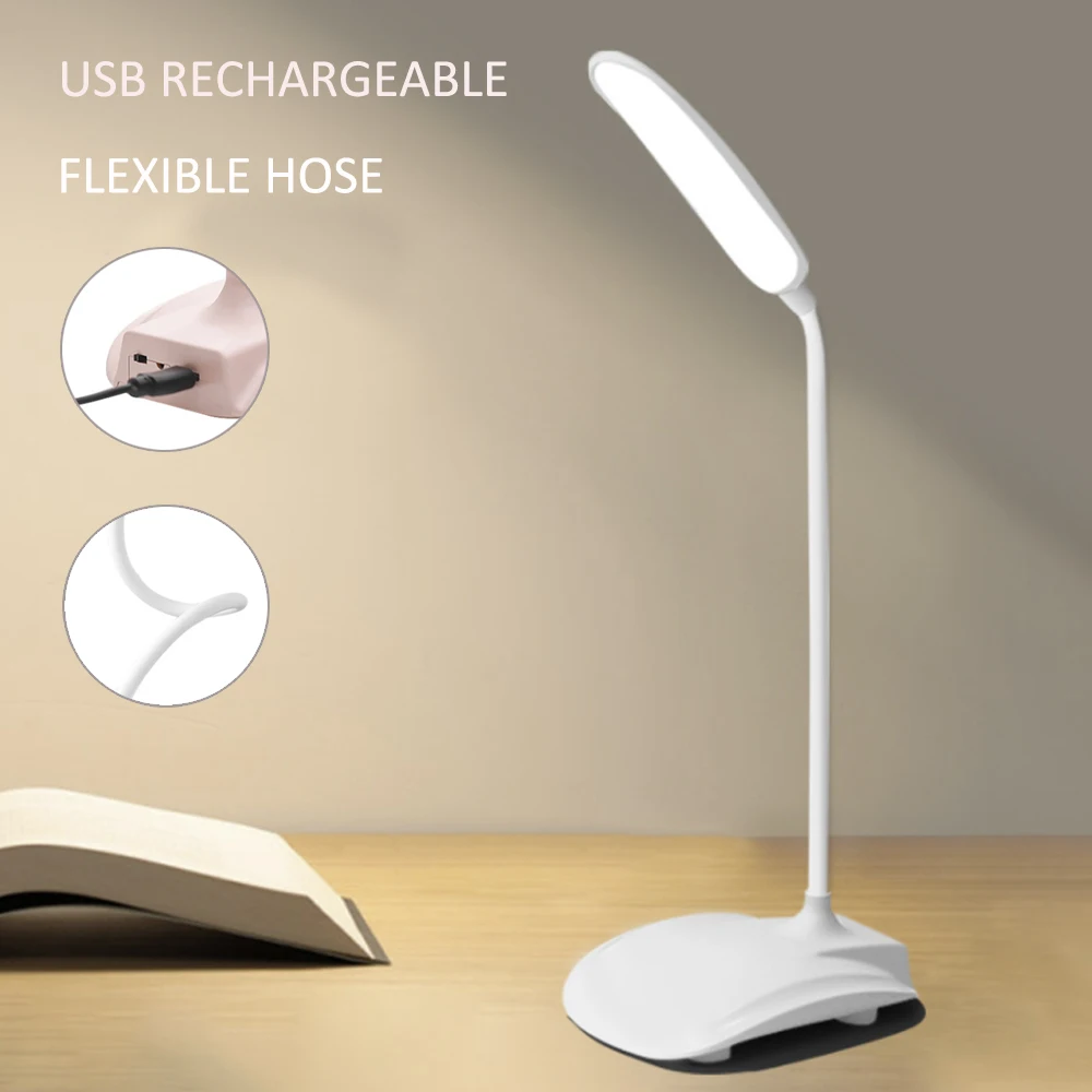 

LED Desk Lamp Foldable Dimmable Touch Table Lamp USB Powered table Light 6000K night light touch dimming portable lamp for home