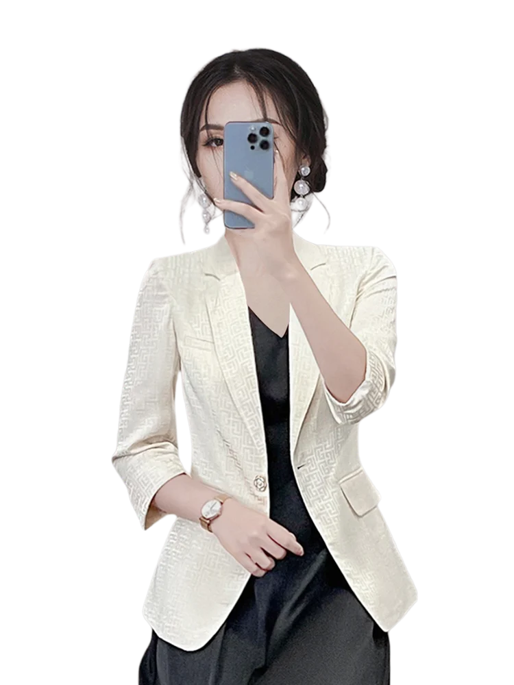 Женская одежда 2024 простой и стильный Костюмный пиджак универсальный топ Новинка