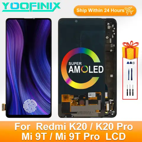 ЖК-дисплей 6,39 дюйма для Xiaomi Mi 9T M1903F10G 9T Pro, экран с дигитайзером для Redmi K20 LCD M1903F10I K20 Pro, запчасти для дисплея