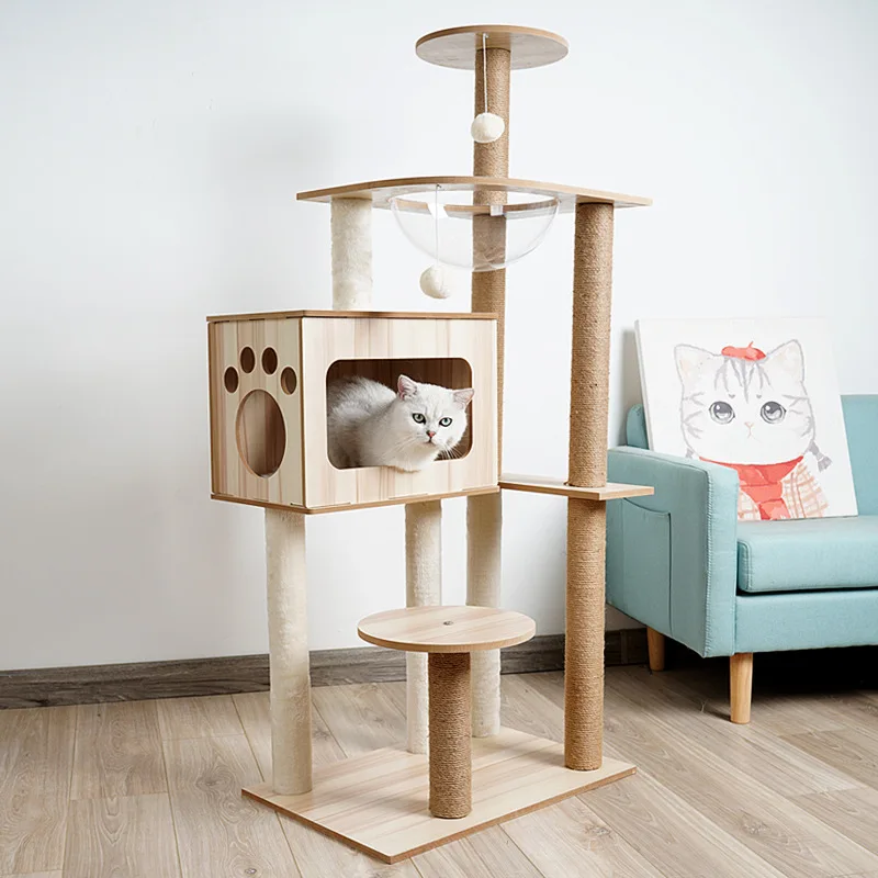 

Настенная мебель BD361 для кошек, скалолазания, дерево, кошка, полка для кошки