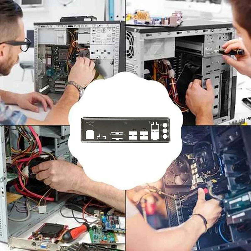 4X I/O защитная задняя панель для B250C B75 12USB 8USB карьерная материнская плата