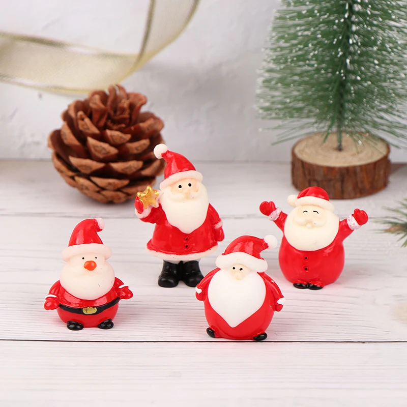 

Рождественское украшение из смолы лось, яркое Рождественское украшение для домашних фигурок, миниатюры 2022, новогодний декор для коробки