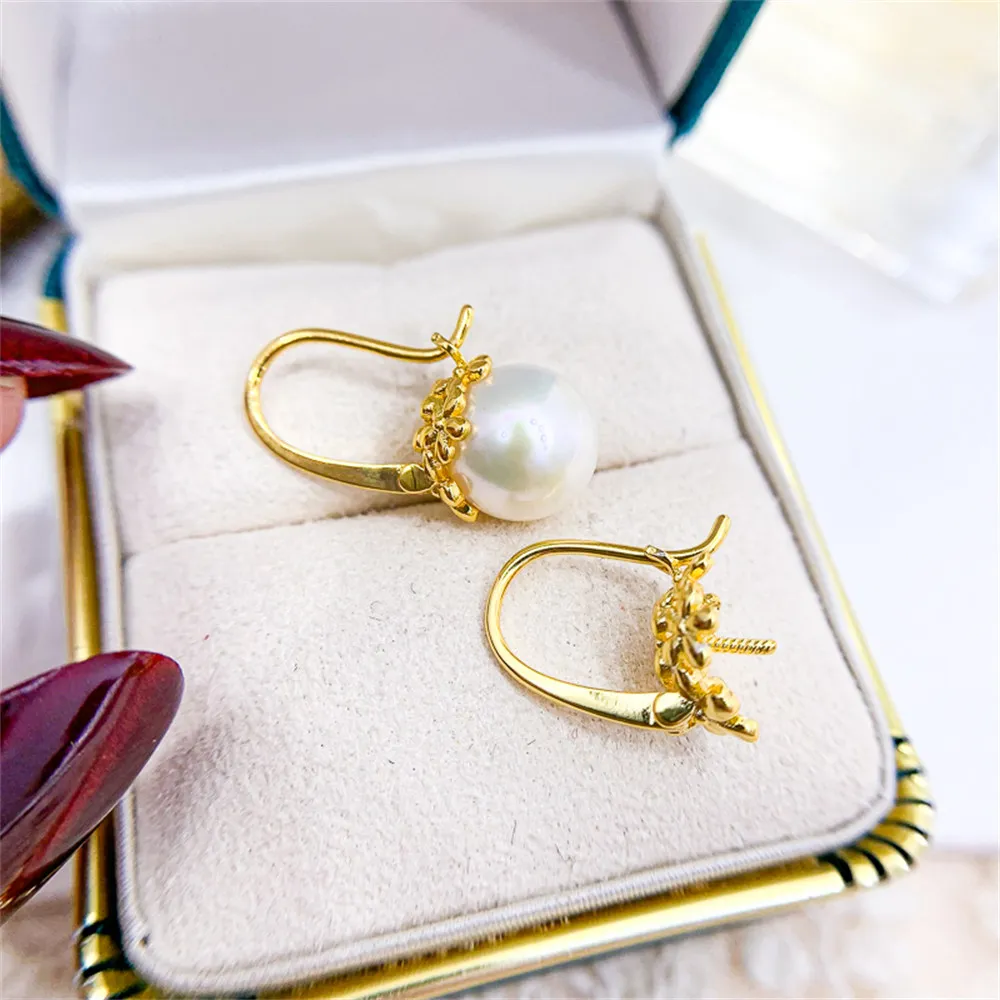 Рисунок 3 - Серьги-гвоздики с жемчужинами и золотым покрытием