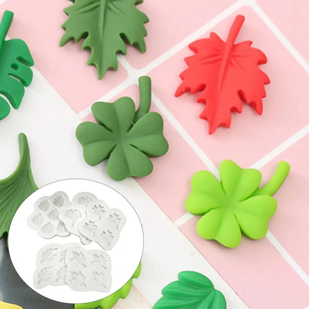 

Durable Attractive BPA Free DIY Handmade Leaf Shaped Cake Dessert Mold Decor Kitchen Supplies Pastry Mold Fondant Mold