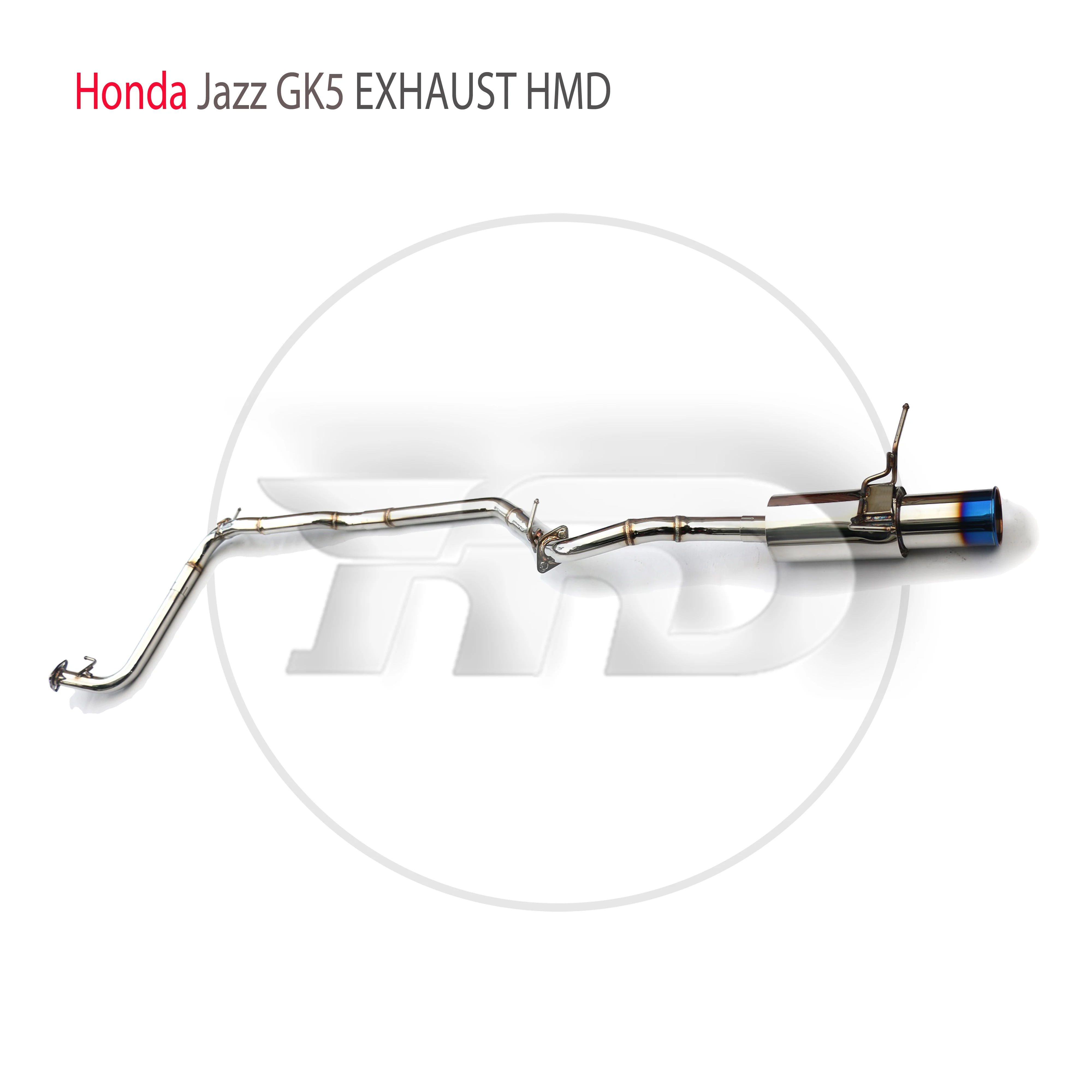 Выхлопная система HMD из нержавеющей стали Performance Catback для Honda Jazz GK5 Auto Accesorios