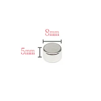 102050100150200pcs 8x5 mini small round magnet n35 neodymium disc magnet 8x5mm permanent powerful strong magnet 85 mm