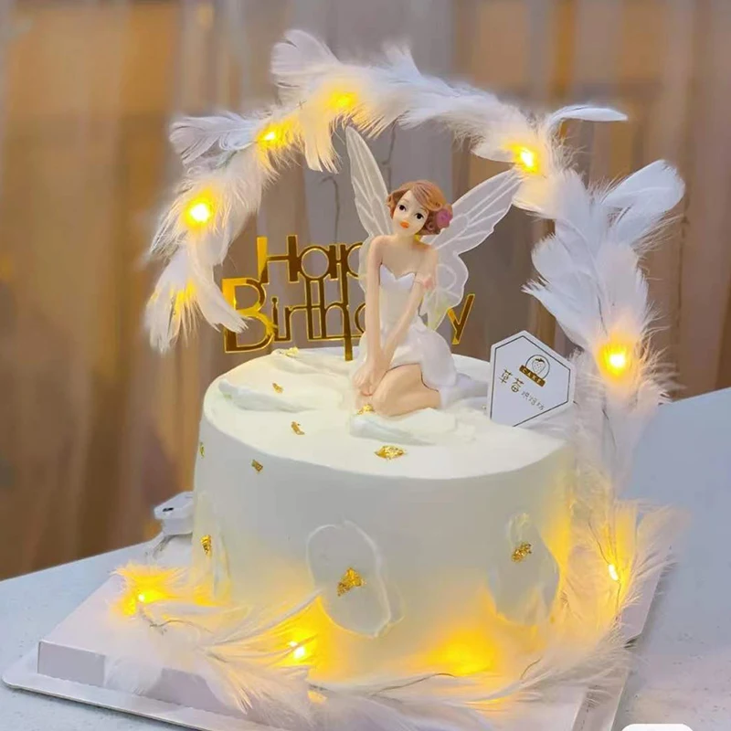 

Топпер для девочек, танцующая кукла для девочки, украшение для торта на свадьбу, день рождения, 1-й подарок для девочки, товары для дня рожден...