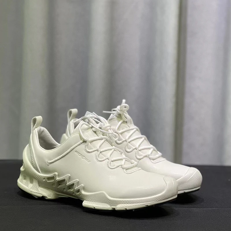 Men's Sneakers Brand High-Quality Leather Waterproof Non-Slip Lightweight Comfortable Outdoor Running Cross-Country Shoes