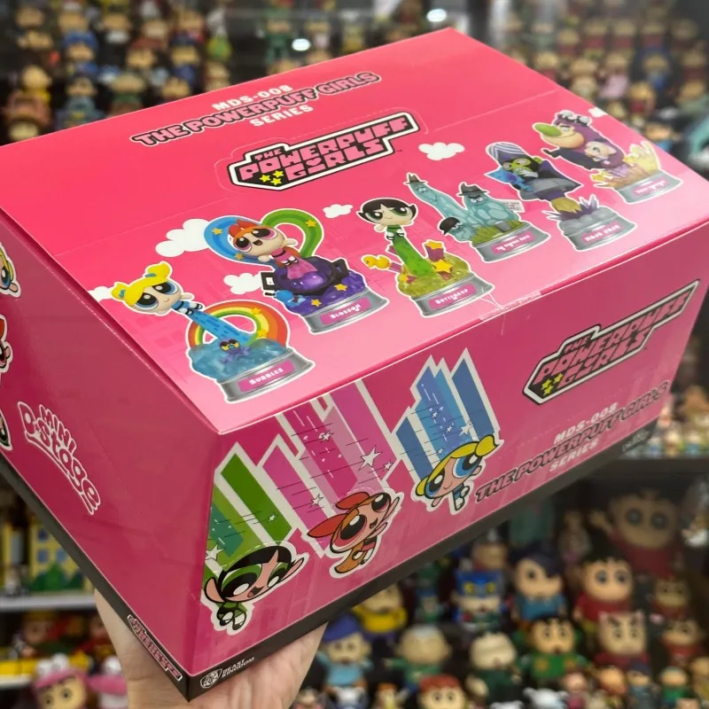Фото Новый в наличии Beast Kingdom Powerpuff Girls слепая коробка периферия цветы и пузыри фигурка украшение рисунок автомобиль подарок индивидуальный заказ №2